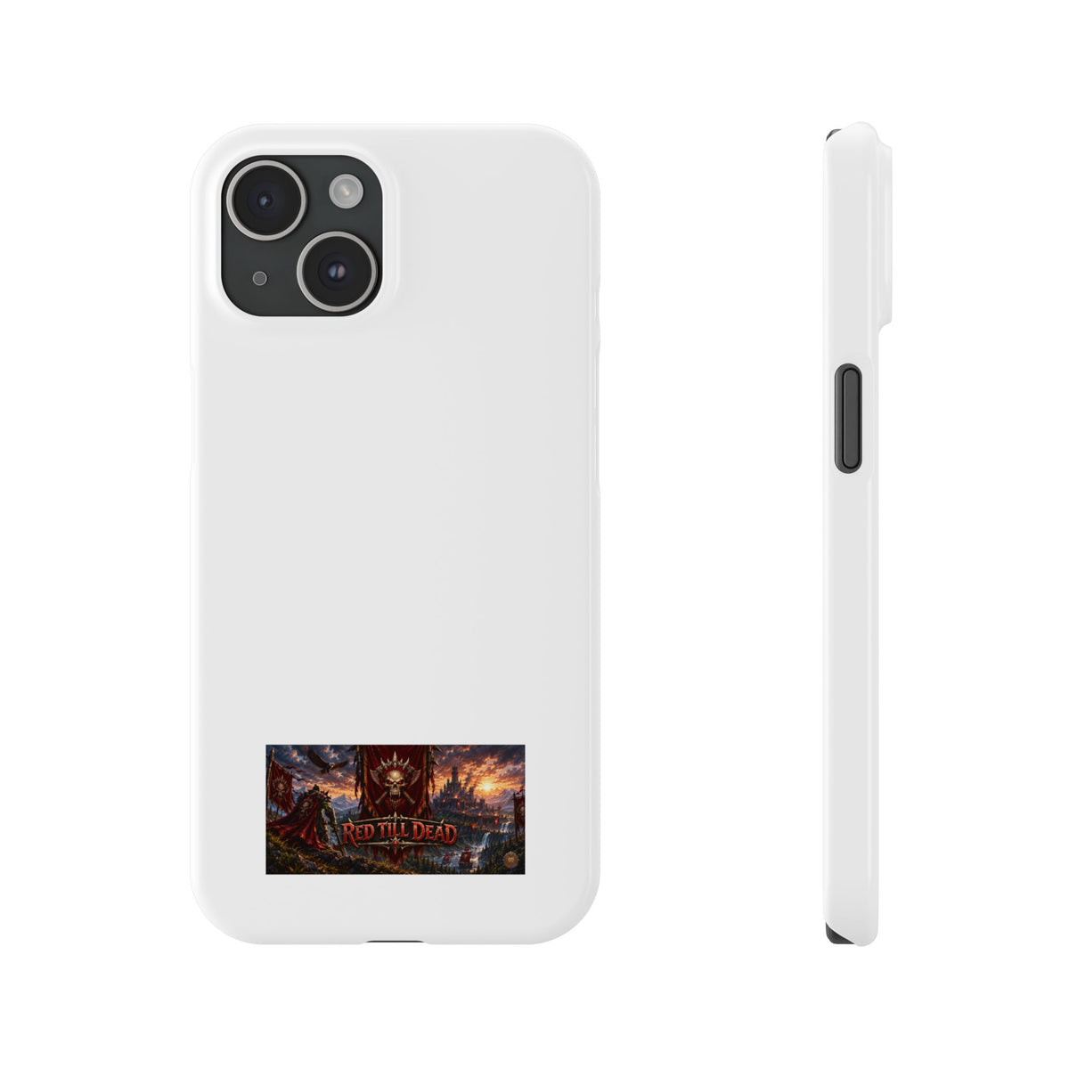 Slim Phone Case — Red Dead Scenic Logo Design