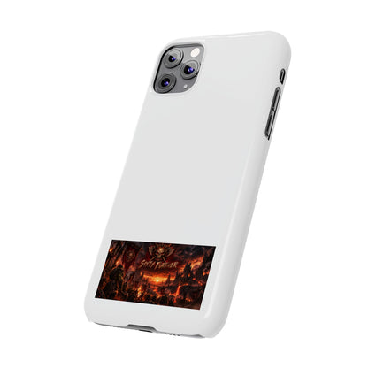 Slim Phone Case — Dark Fantasy Cityscape "Soft Panic" Design