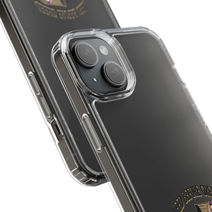 Clear Phone Case — "Need Before Greed" Treasure Chest Design