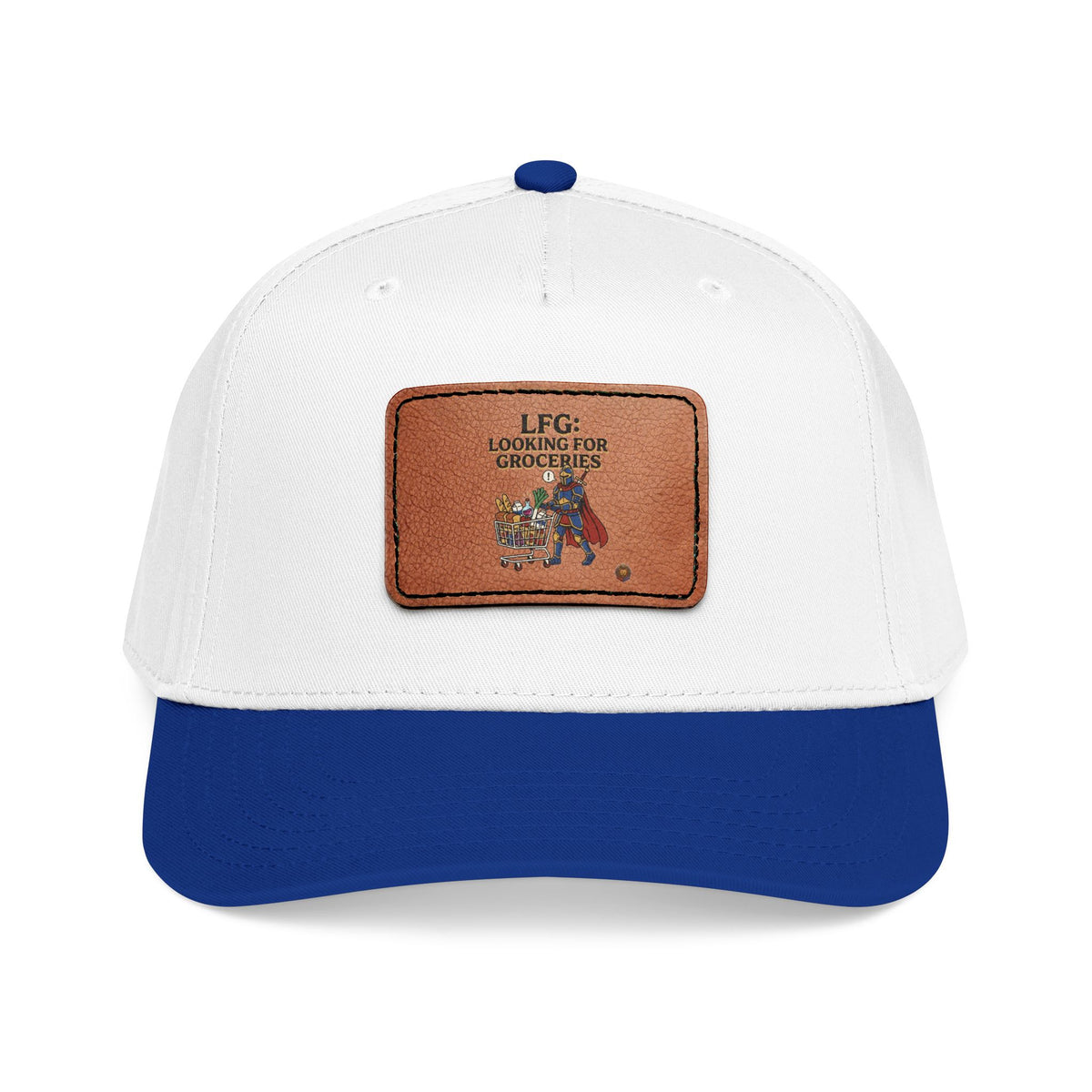 Leather Patch Baseball Cap — 'Need More Greens' Garden Hat
