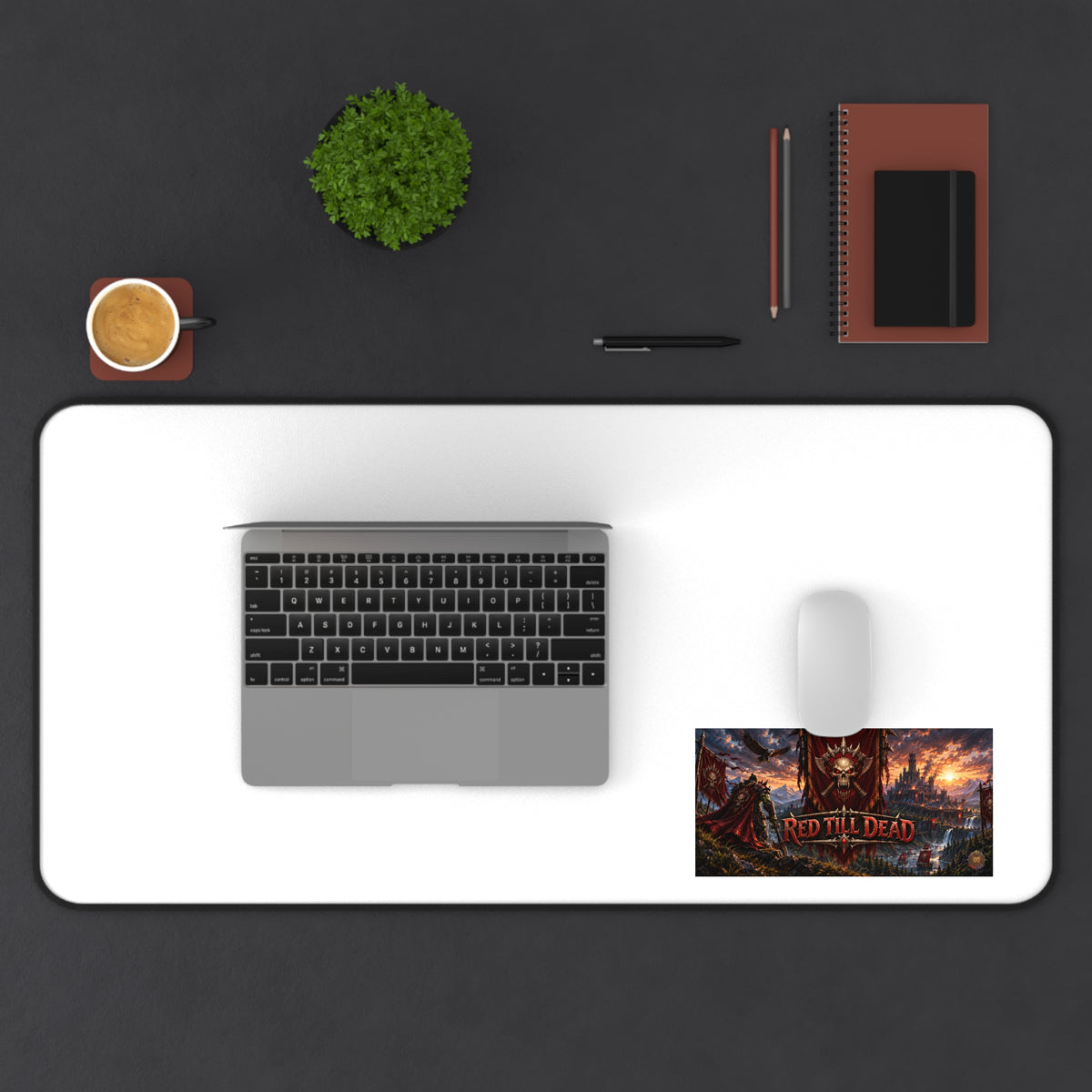 Gaming Desk Mat — Small 'Rise of the Dead' Horror Artwork Mousepad