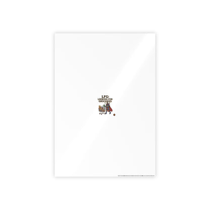 Gloss Poster — "LFG: Looking for Groceries" Humorous Grocery Cart Art Print