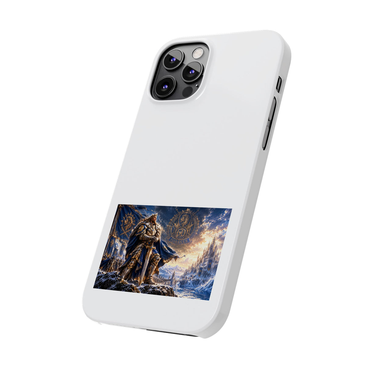 Viking Warrior Slim Phone Case — Norse Saga Art