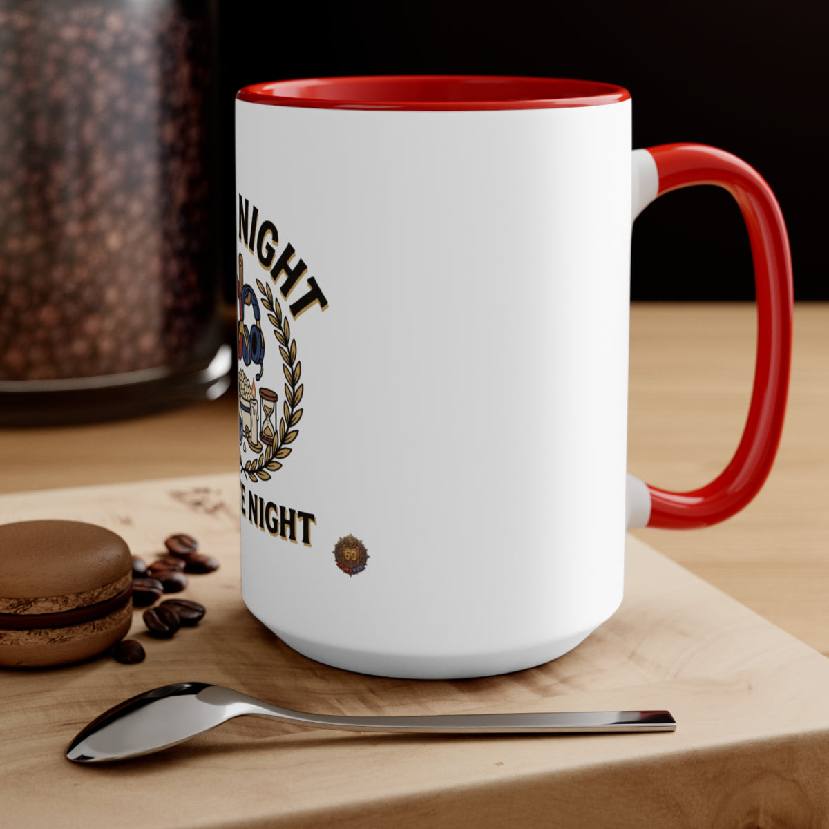 Raid Night Is Date Night Accent Mug — Gamer Couples Coffee Cup, Cozy Date Night Gift
