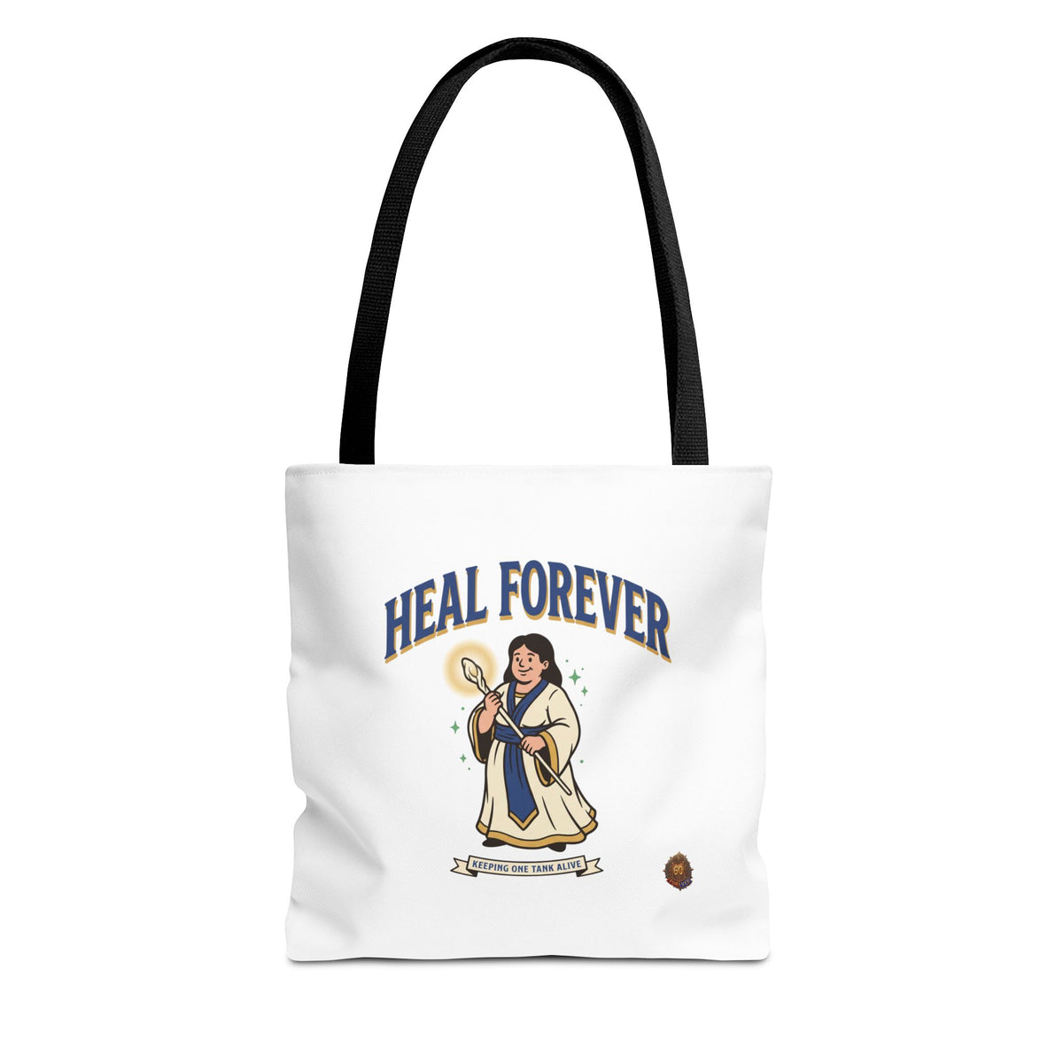 Heal Forever Tote Bag — Cute Cleric RPG Healing Illustration Tote