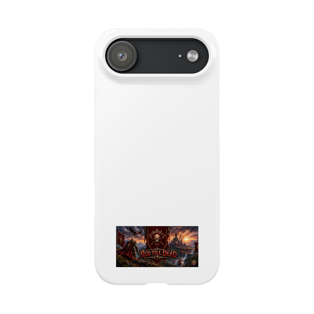 Slim Phone Case — Red Dead Scenic Logo Design