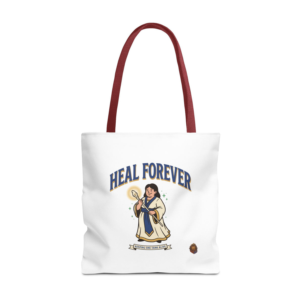Heal Forever Tote Bag — Cute Cleric RPG Healing Illustration Tote