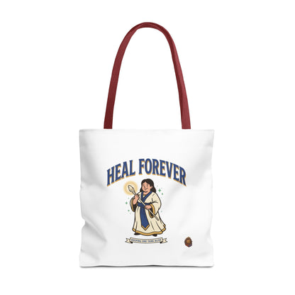 Heal Forever Tote Bag — Cute Cleric RPG Healing Illustration Tote