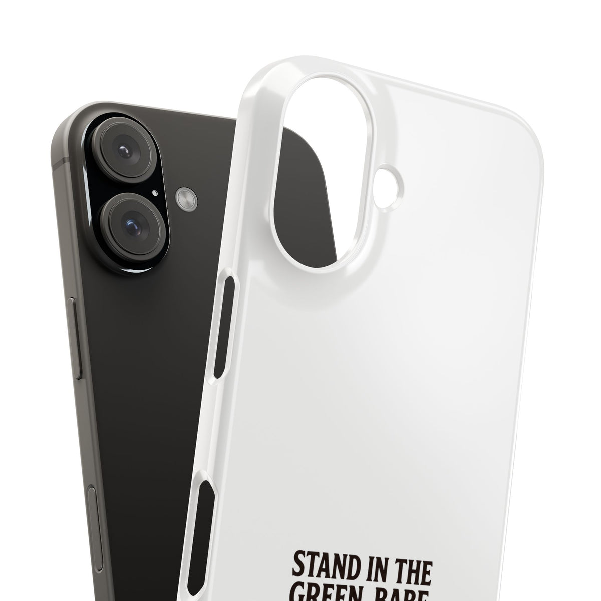 Stand in the Green, Babe Slim Phone Case — Funny Golf Cartoon Phone Cover