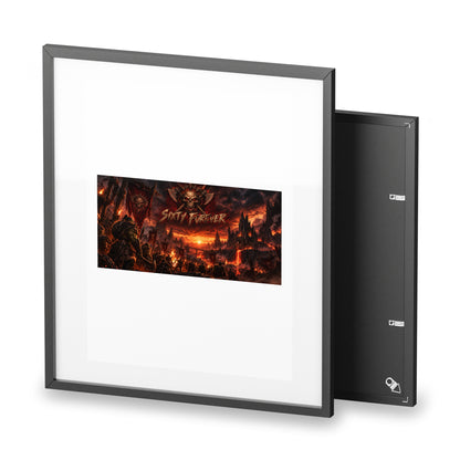 Framed Poster — Dark Fantasy 'Sinner' Matte Art Print