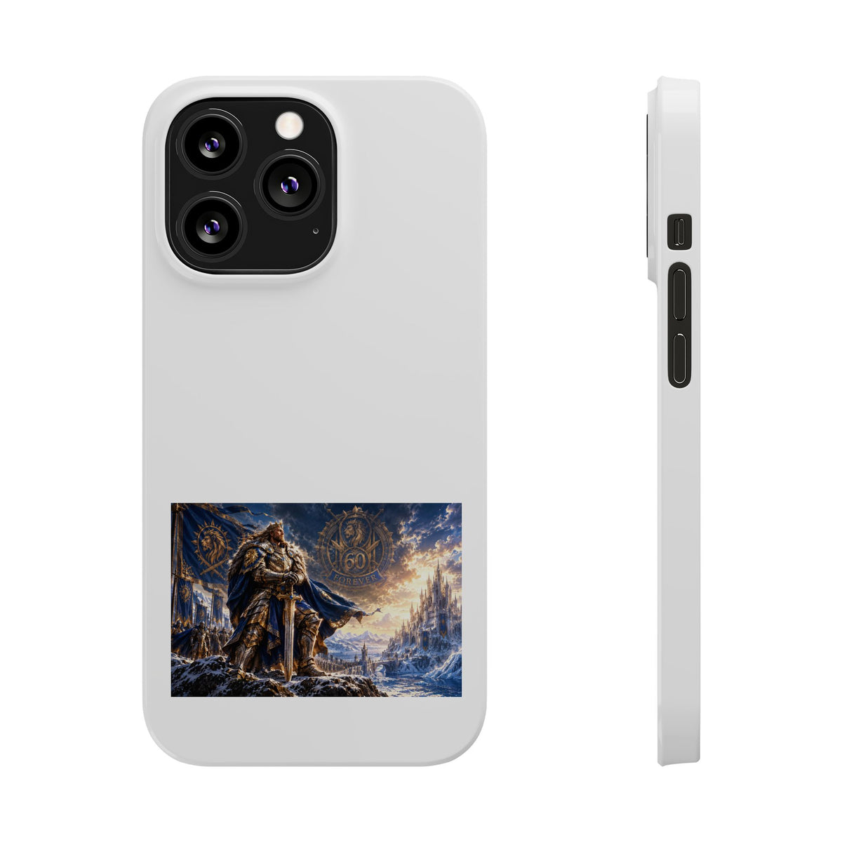 Viking Warrior Slim Phone Case — Norse Saga Art