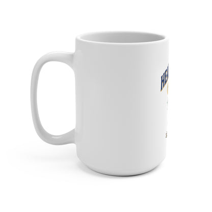 Heal Forever 15oz Mug — Cute Healer Character Coffee Cup, RPG Medic Gift