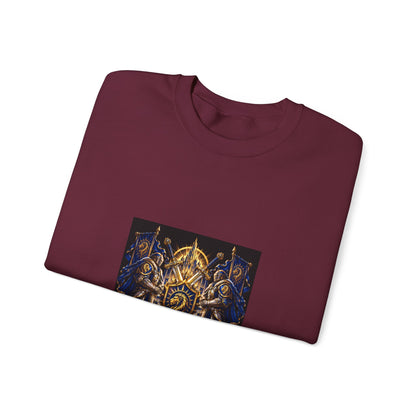 Crewneck Sweatshirt — Sixty Forever Ornate Shield Graphic