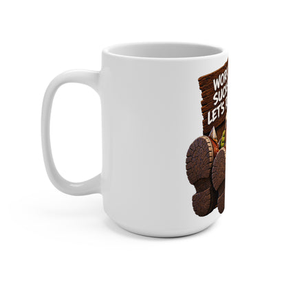Gaming Mug — “Work Sucks… Let’s Raid!” Orc 60 Forever Coffee Cup