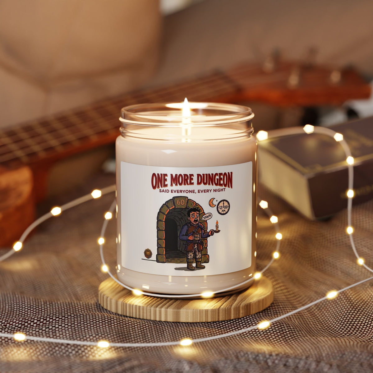 Soy Candle — "Said Everyone, Every Night" RPG Dungeon Candle (9oz)