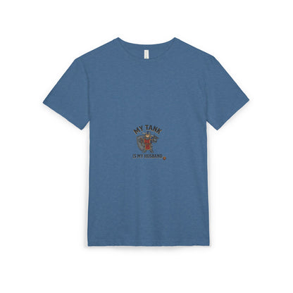 T-Shirt — "My Tank Is My Husband" Cute Military Tank Graphic Tee