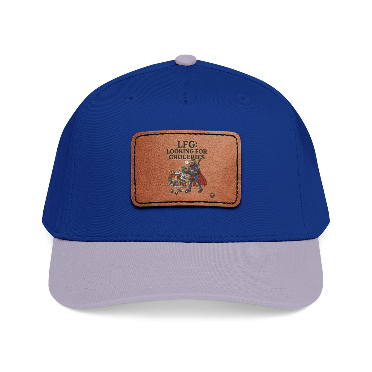 Leather Patch Baseball Cap — 'Need More Greens' Garden Hat