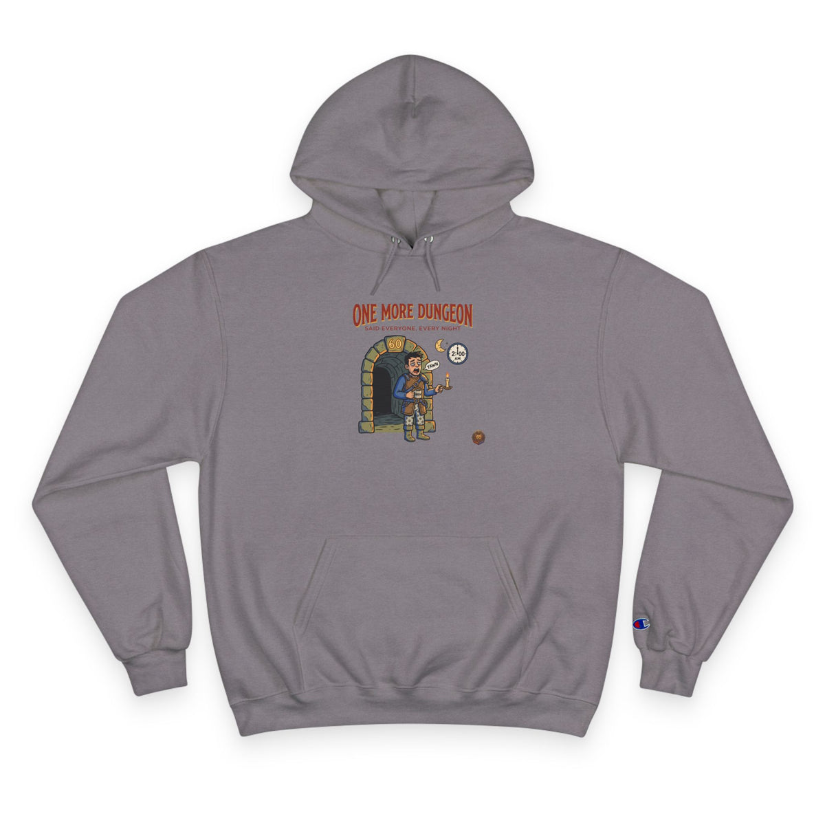One More Dungeon Champion Hoodie — Gamer Dungeons & Dragons RPG Graphic Hoodie