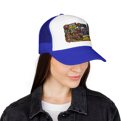 Red 'Til Dead Trucker Hat — Horror Zombie Foam Mesh Cap