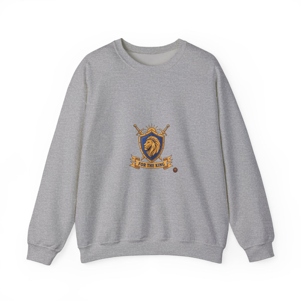 Lion Crest Crewneck Sweatshirt — Be the King Graphic