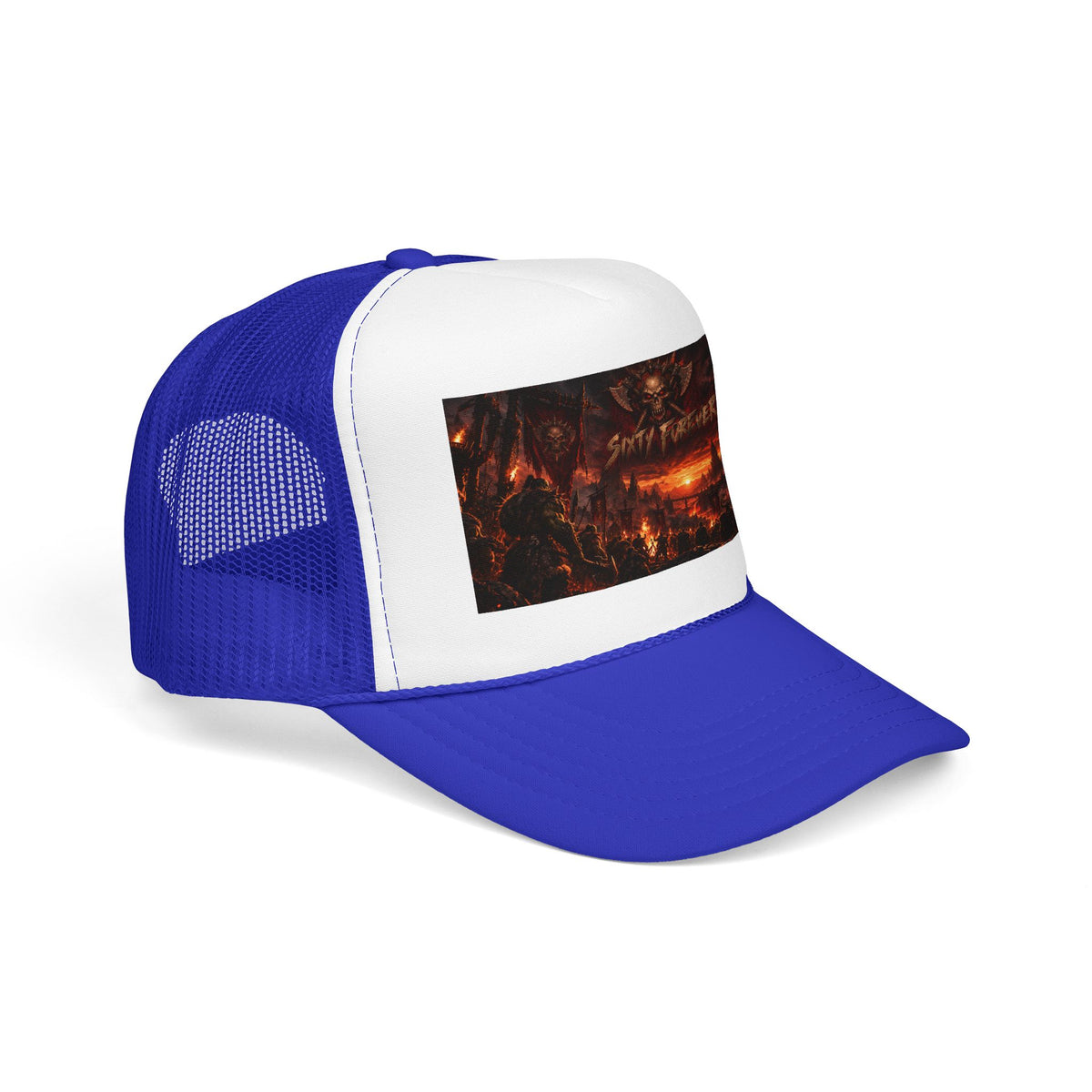 Foam Trucker Hat — Dark Fantasy 'Satanic' Apocalypse Graphic Cap