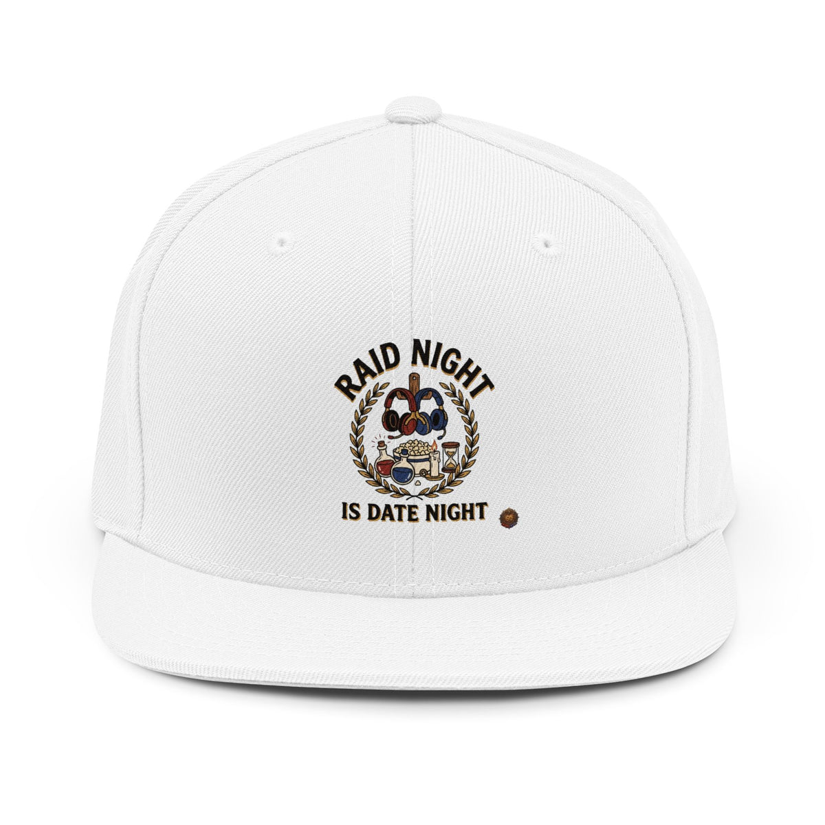 Raid Night Is Date Night Snapback Hat