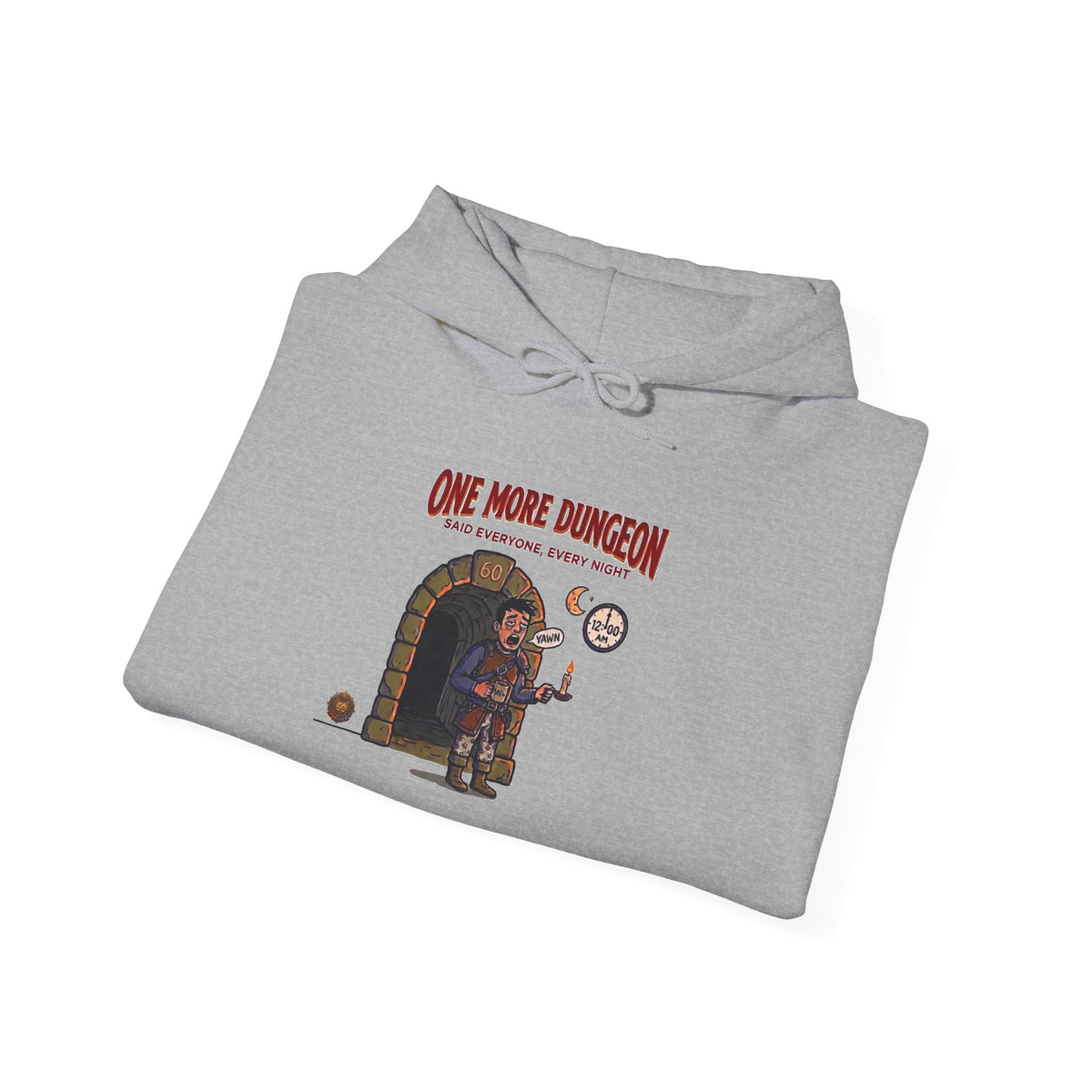 Hoodie – 'Said Everyone, Every Night' Retro Dungeon Gamer Graphic Hoodie