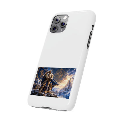 Viking Warrior Slim Phone Case — Norse Saga Art