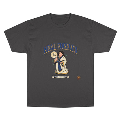 Heal Forever T-Shirt — Retro Saint Healing Graphic Tee