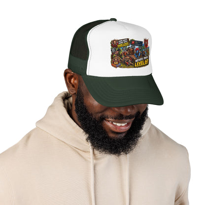 Red 'Til Dead Trucker Hat — Horror Zombie Foam Mesh Cap