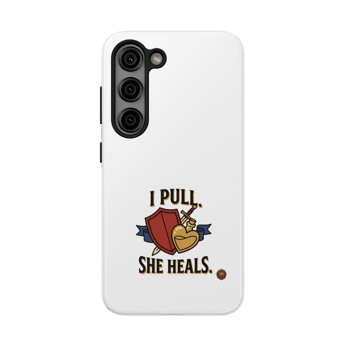 Phone Case — "I Pull, She Heals" RPG Couple Gaming Protective Case