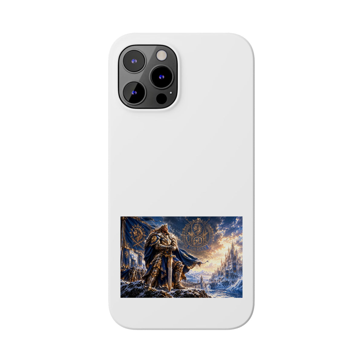 Viking Warrior Slim Phone Case — Norse Saga Art
