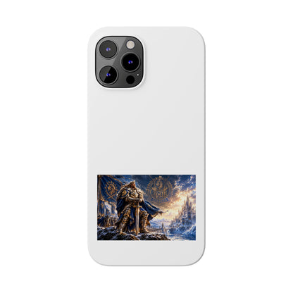 Viking Warrior Slim Phone Case — Norse Saga Art