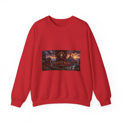 Crewneck Sweatshirt — Red Dead Scenic Game Logo Graphic