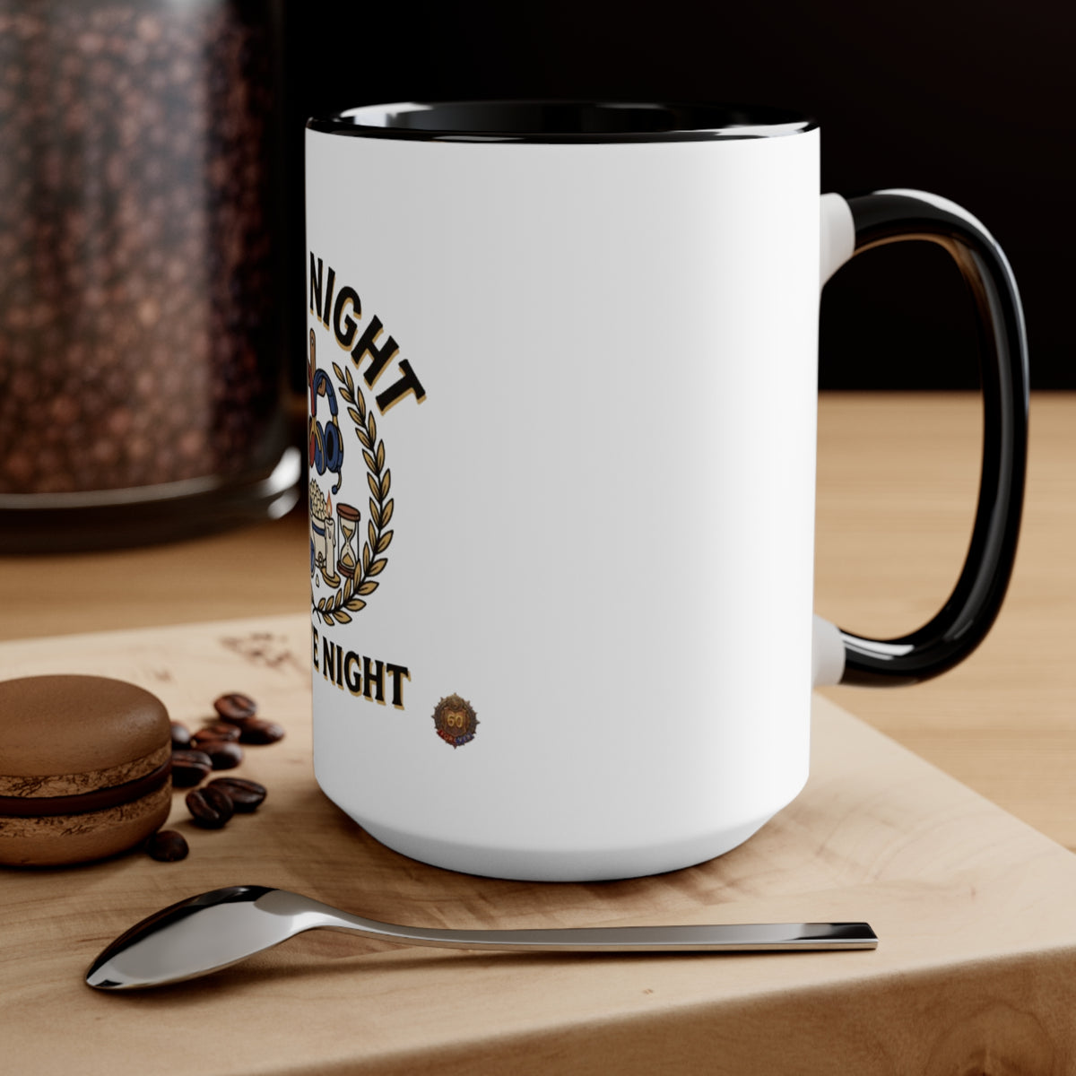 Raid Night Is Date Night Accent Mug — Gamer Couples Coffee Cup, Cozy Date Night Gift