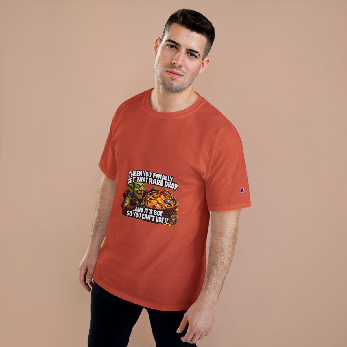 Gamer Meme T-Shirt — "Then You Finally Get That Rare Drop..." Funny RPG Loot Shirt