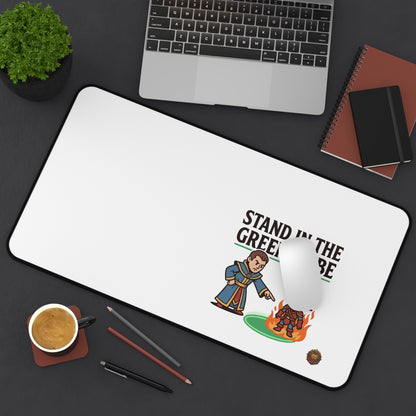 Stand in the Green, Babe Desk Mat — Funny RPG Gaming Mousepad