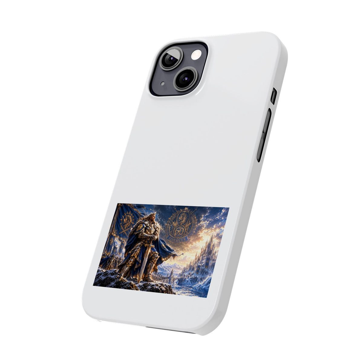 Viking Warrior Slim Phone Case — Norse Saga Art