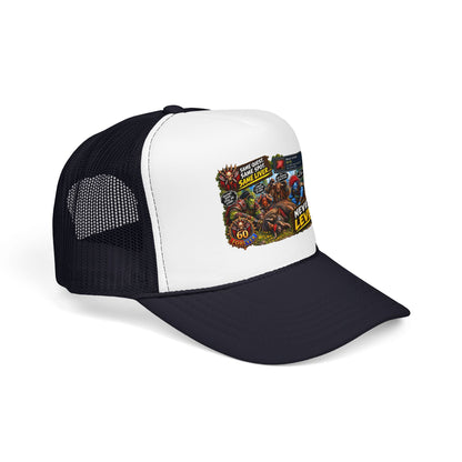 Red 'Til Dead Trucker Hat — Horror Zombie Foam Mesh Cap