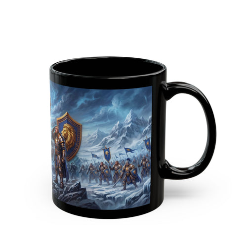 Fantasy RPG 60 FOREVER Black Coffee Mug (11oz)