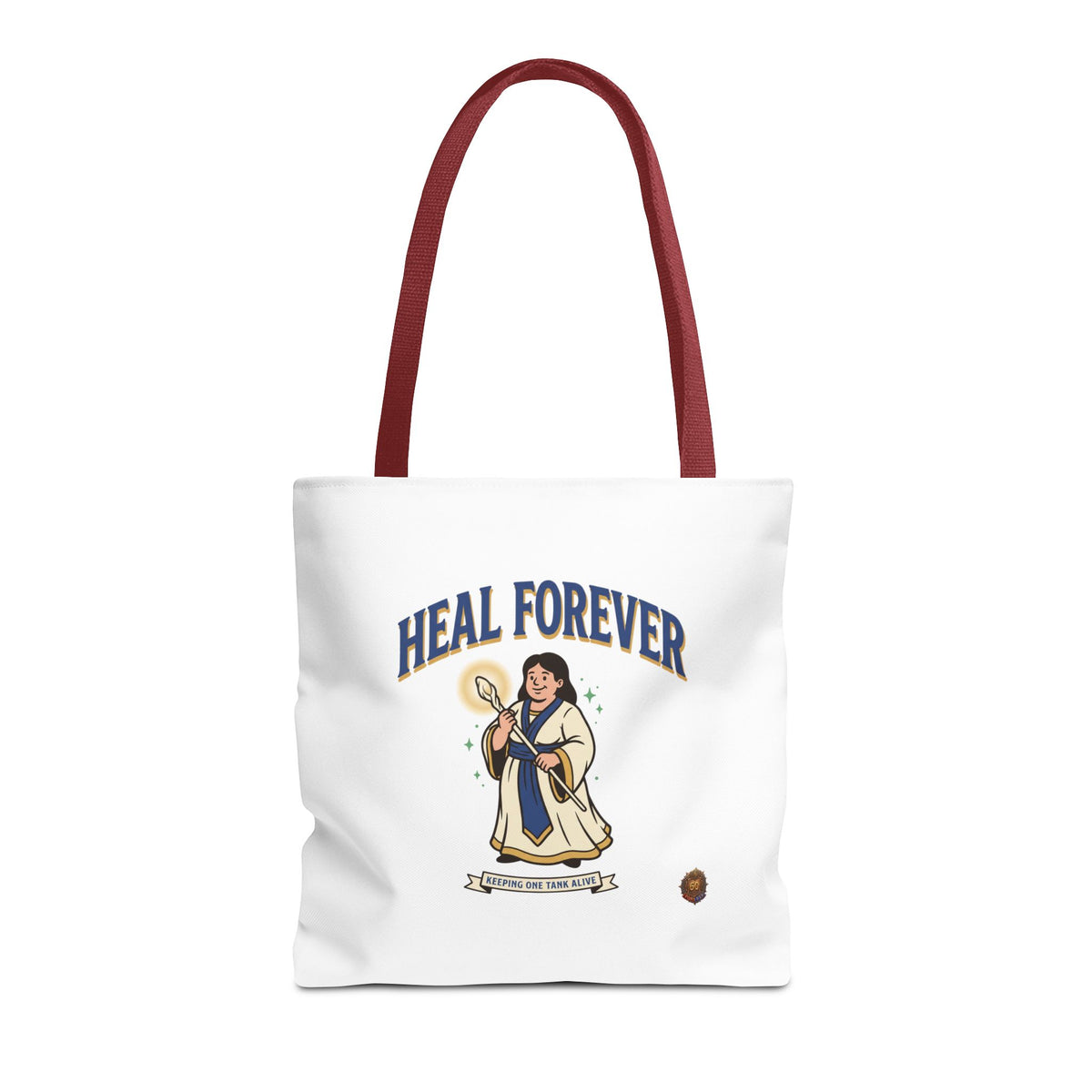 Heal Forever Tote Bag — Cute Cleric RPG Healing Illustration Tote