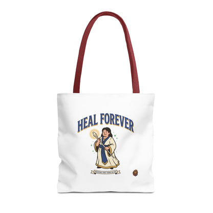 Heal Forever Tote Bag — Cute Cleric RPG Healing Illustration Tote