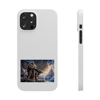 Viking Warrior Slim Phone Case — Norse Saga Art