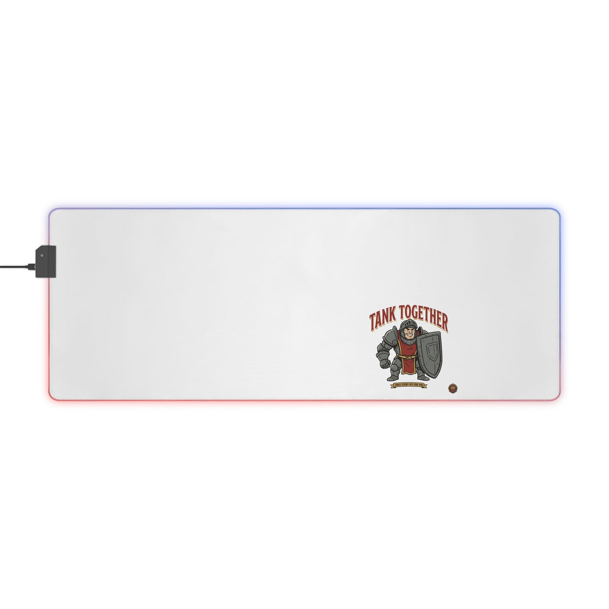 Tank Together LED Gaming Mouse Pad — RGB Extended Desk Mat for Gamers
