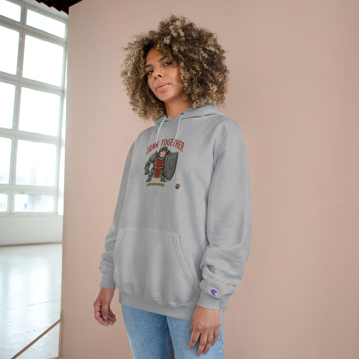 Tank Together Hoodie — Gamer Co-op RPG Tank Design