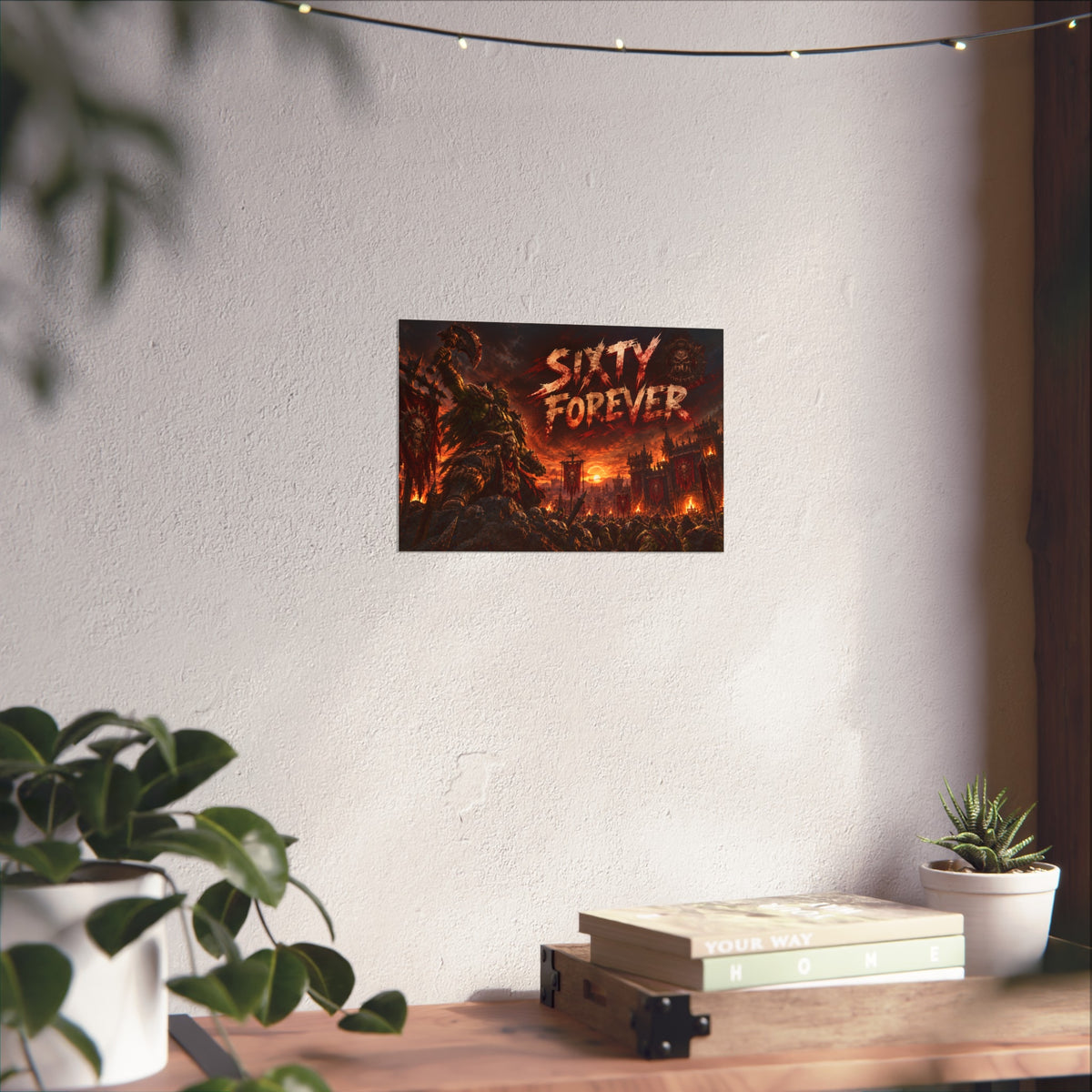 Sixty Forever War-Art Poster — Dark Fantasy Fine Art Print