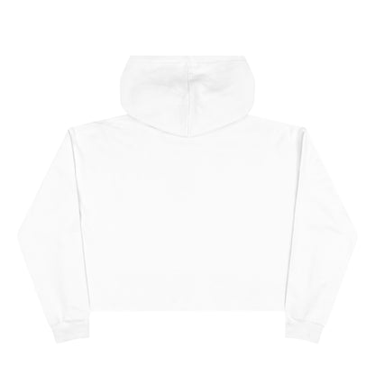 Crop Hoodie — "Need Before Greed" Cozy Graphic Crop Hoodie