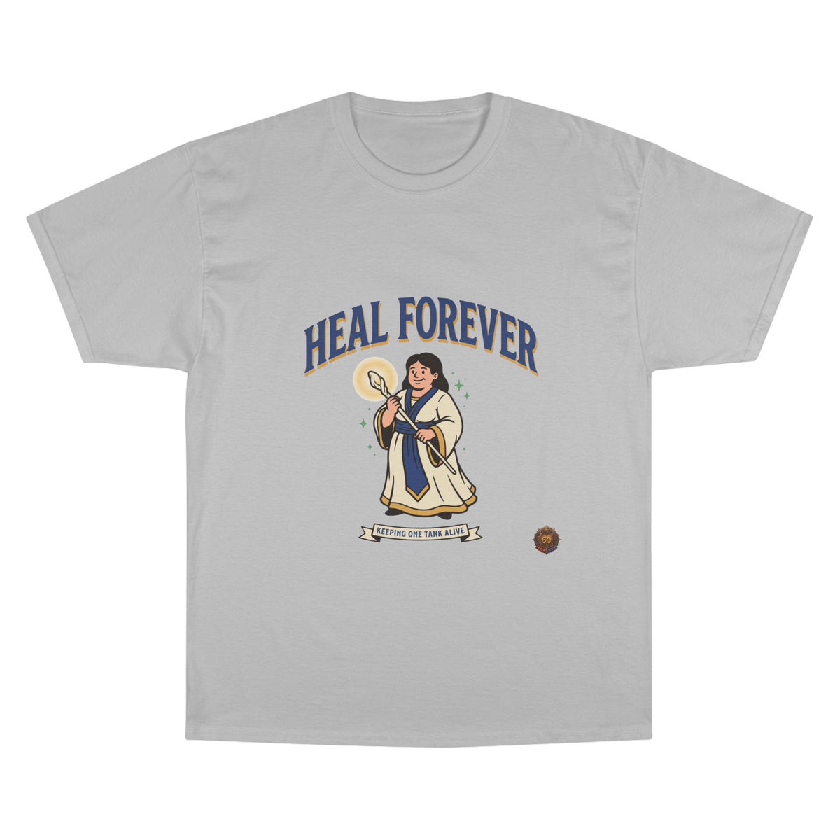 Heal Forever T-Shirt — Retro Saint Healing Graphic Tee