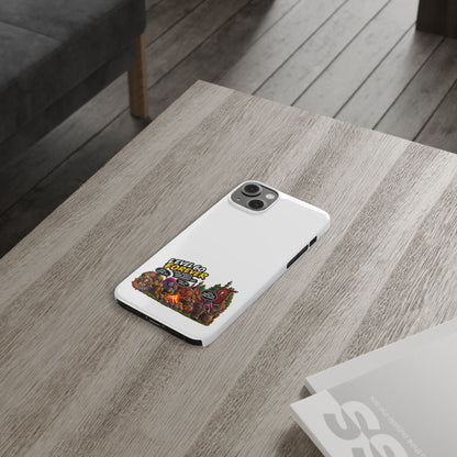 Level 60 Forever Slim Phone Case — Retro RPG Camping Gamer Design