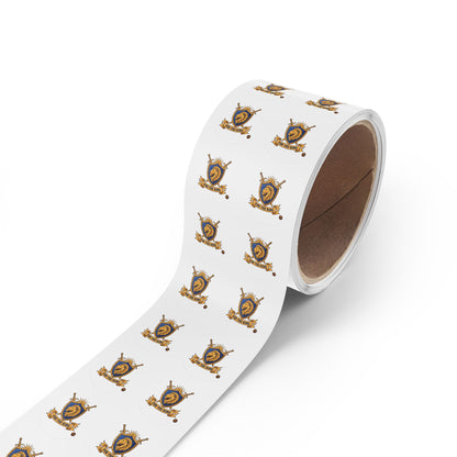 Round Sticker Roll — 'For The King' Lion Crest Label